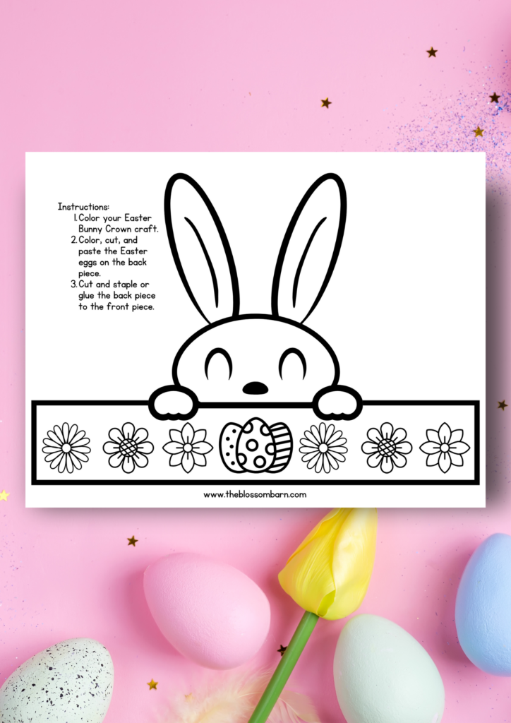 DIY Easter Crown Printable & Color